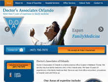 Tablet Screenshot of doctorsassociatesorlando.com